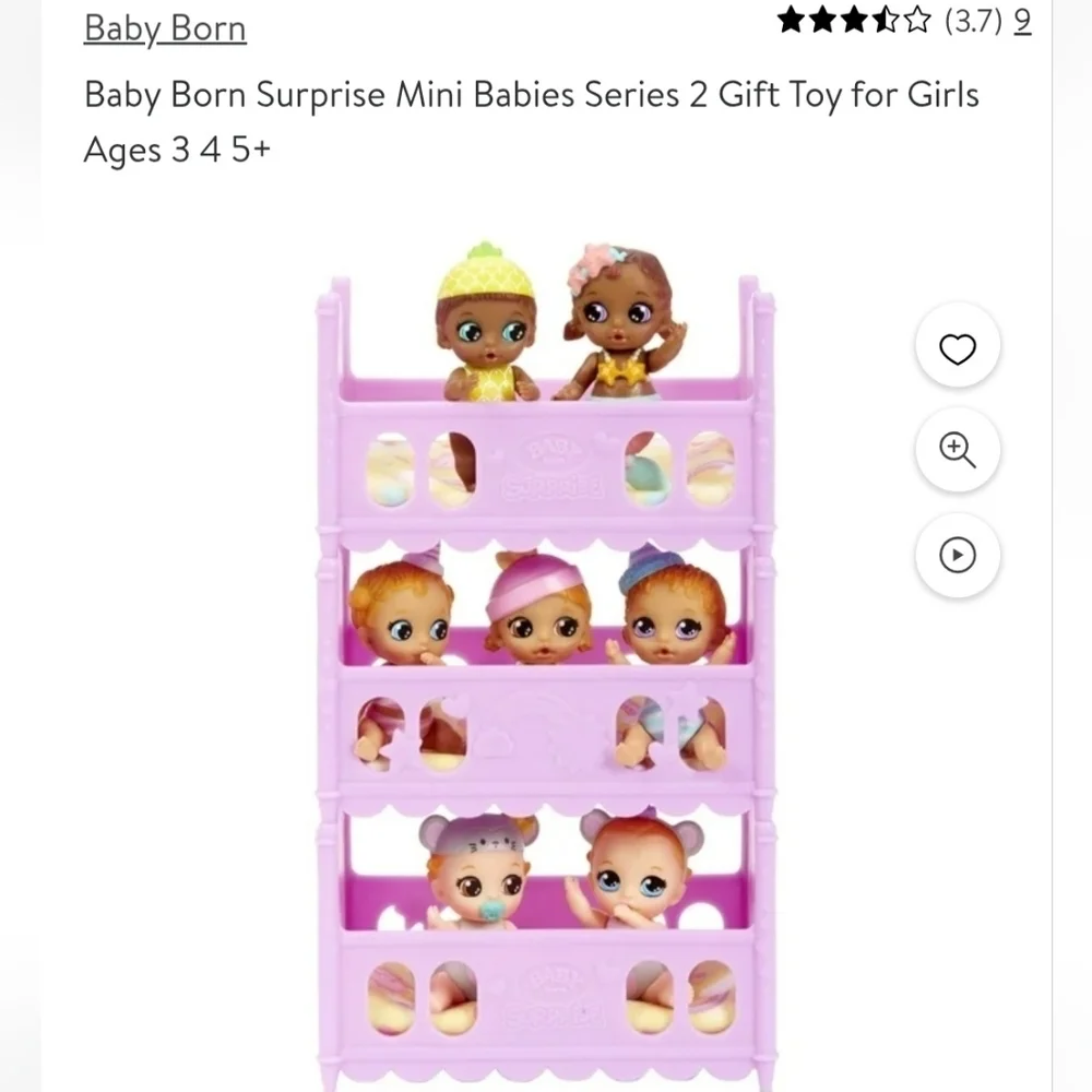 Baby Born Surprise mini babies playset bundle